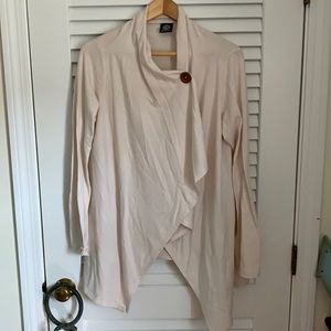 Assymetrical wrap top